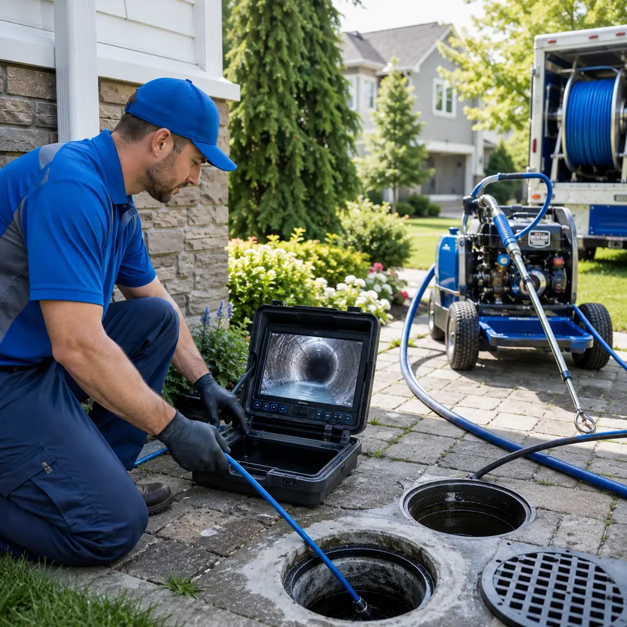 Outdoor drain cleaning professionals serving Hamtramck, MI